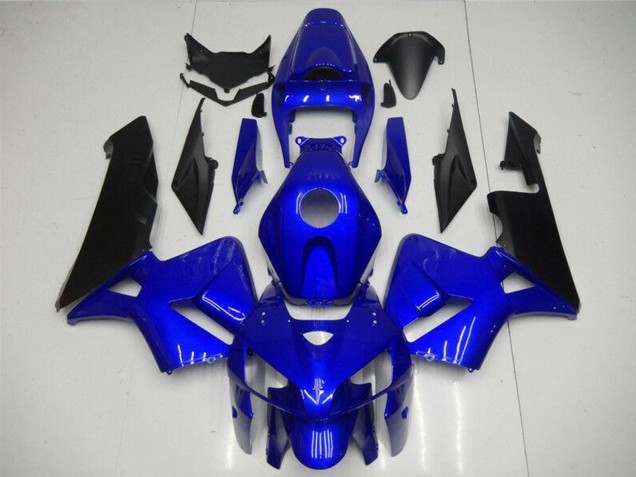 Bleu Noir Kits Carénages Moto ABS Honda CBR600RR 2005-2006