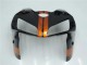 Orange Noir Kits Carénages Moto ABS Honda CBR600RR 2005-2006