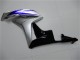 Argent Bleu Noir Brillant OEM Style Carénage Moto Honda CBR600RR 2007-2008