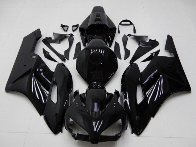 Noir Brillant Noir Mat Carénage Moto Honda CBR1000RR 2004-2005