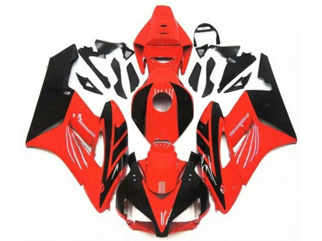 Rouge Noir Brillant Carénage Moto Honda CBR1000RR 2004-2005
