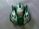 Blanc Vert Flamme Carénage Moto Honda CBR1000RR 2006-2007