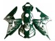 Blanc Vert Flamme Carénage Moto Honda CBR1000RR 2006-2007