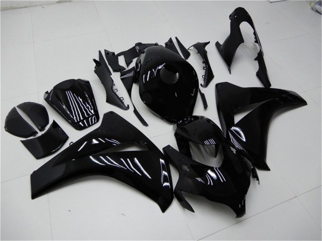 Noir Brillant Kits Carénages Moto Honda CBR1000RR 2008-2011