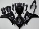 Noir Brillant Kits Carénages Moto Honda CBR1000RR 2008-2011