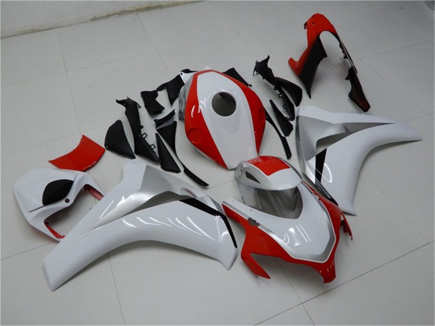 Blanc Rouge Carénage Moto Honda CBR1000RR 2008-2011