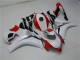 Blanc Rouge Carénage Moto Honda CBR1000RR 2008-2011