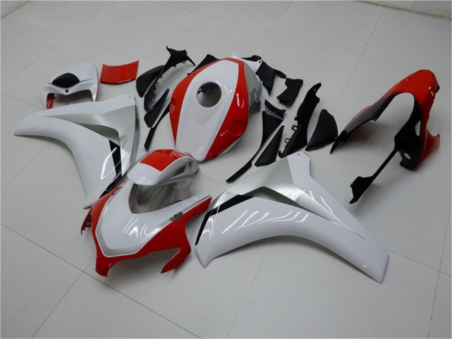 Blanc Rouge Carénage Moto Honda CBR1000RR 2008-2011