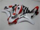 Blanc Rouge Carénage Moto Honda CBR1000RR 2008-2011
