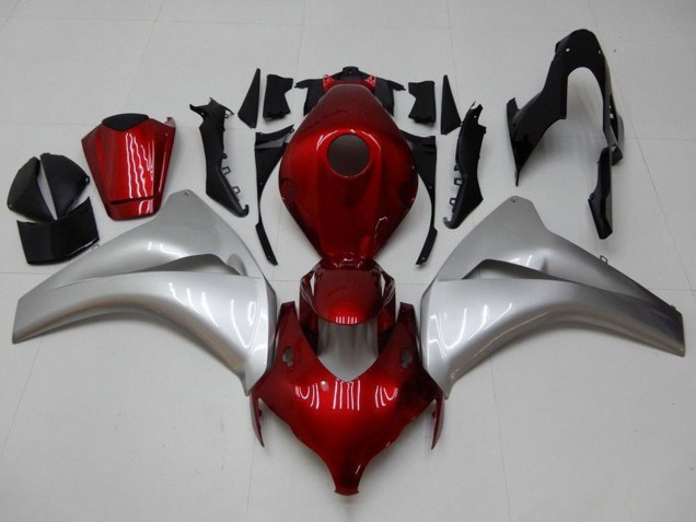 Argent Rouge Marron Carénage Moto Honda CBR1000RR 2008-2011