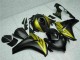 Noir Mat Or Carénage Moto Honda CBR1000RR 2008-2011