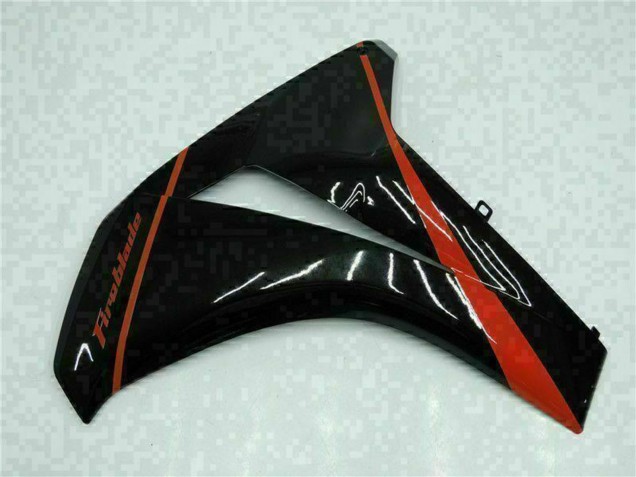 Noir Brillant Rouge Carénage Moto Honda CBR1000RR 2008-2011