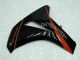 Noir Brillant Rouge Carénage Moto Honda CBR1000RR 2008-2011