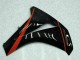 Noir Brillant Rouge Carénage Moto Honda CBR1000RR 2008-2011
