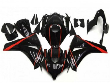 Noir Brillant Rouge Carénage Moto Honda CBR1000RR 2008-2011 Pas Chère
