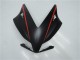 Noir Mat Rouge Carénage Moto Honda CBR1000RR 2012-2016