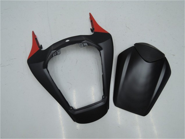 Noir Mat Rouge Carénage Moto Honda CBR1000RR 2012-2016