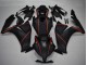 Noir Mat Rouge Carénage Moto Honda CBR1000RR 2012-2016