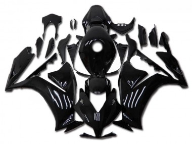 Noir Brillant Carénages Moto Honda CBR1000RR 2012-2016 Pas Chère