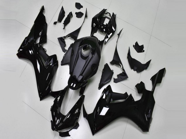Noir Brillant Noir Mat Carénage Moto Honda CBR1000RR 2017-2023