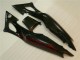 Noir Brillant Rouge Flamme Carénage Moto Honda CBR600 F3 1995-1996