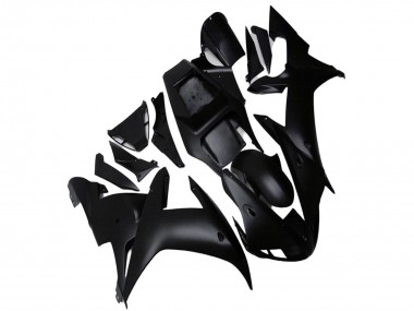 Noir Mat Carénage Moto Yamaha YZF R1 2002-2003 Pas Chère