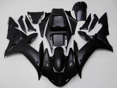 Noir Mat Carénage Moto Yamaha YZF R1 2002-2003 Pas Chère