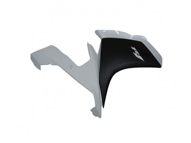 Blanc Noir Mat Carénages Moto Yamaha YZF R1 2007-2008