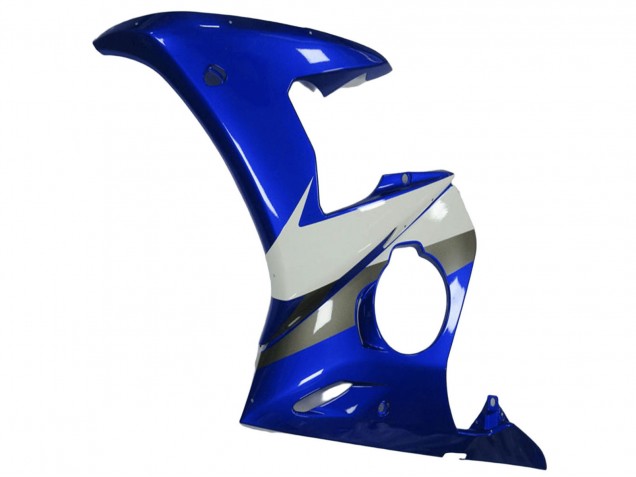 Bleu Blanc Carénages Moto Yamaha YZF R6 2003-2004