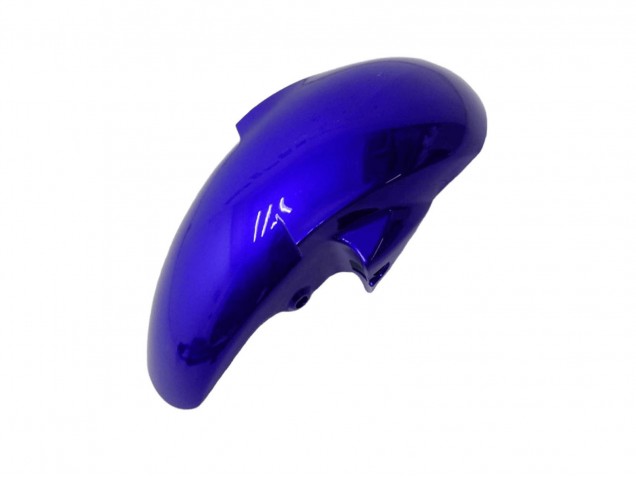 Bleu Blanc Noir Brillant Carénage Moto Yamaha YZF R6 2003-2004