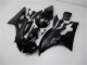 Noir Brillant Noir Mat Kits Carénages Moto Yamaha YZF R6 2006-2007