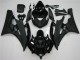 Noir Brillant Noir Mat Carénages Moto Yamaha YZF R6 2006-2007