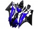 Bleu Noir Mat Carénages Moto Yamaha YZF R6 2006-2007