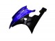 Bleu Noir Mat Carénages Moto Yamaha YZF R6 2006-2007