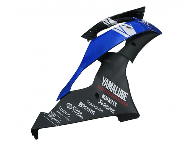 Blanc Bleu Noir Mat Yamalube Carénage Moto Yamaha YZF R6 2008-2016