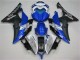 Blanc Bleu Noir Mat Yamalube Carénage Moto Yamaha YZF R6 2008-2016