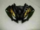 Noir Brillant Or Flamme Carénage Moto Yamaha YZF R6 2008-2016