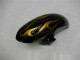 Noir Brillant Or Flamme Carénage Moto Yamaha YZF R6 2008-2016