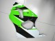Vert Blanc Noir Kits Carénages Moto Kawasaki ZX6R 2000-2002