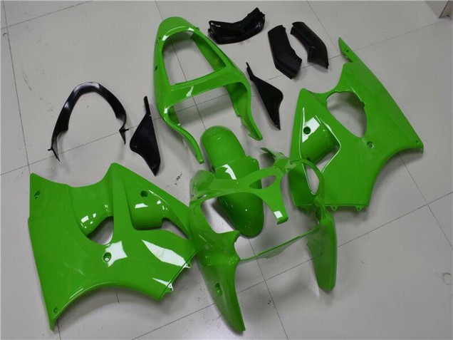 Vert Noir Carénage Moto Kawasaki ZX6R 2000-2002