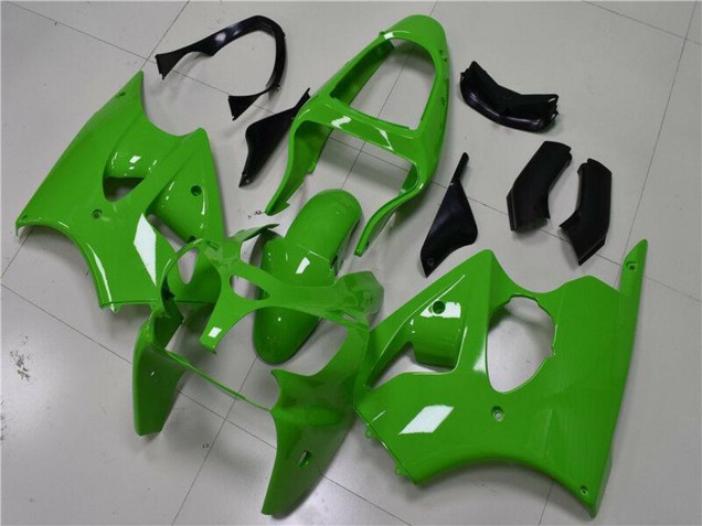 Vert Noir Carénage Moto Kawasaki ZX6R 2000-2002