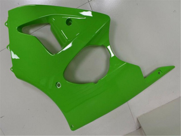 Vert Noir Carénage Moto Kawasaki ZX6R 2000-2002