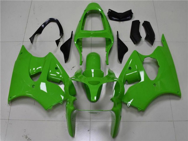 Vert Noir Carénage Moto Kawasaki ZX6R 2000-2002