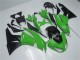 Vert Noir Brillant Kits Carénages Moto Kawasaki ZX6R 2009-2012