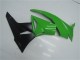 Vert Noir Brillant Kits Carénages Moto Kawasaki ZX6R 2009-2012