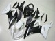 Blanc Noir Mat Carénage ABS Kawasaki ZX6R 2013-2018