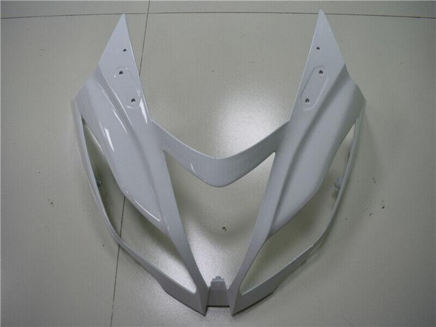Blanc Noir Mat Carénage ABS Kawasaki ZX6R 2013-2018