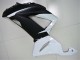Blanc Noir Mat Carénage ABS Kawasaki ZX6R 2013-2018