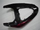 Noir Brillant Rouge Flamme Carénages Moto Kawasaki ZX10R 2006-2007
