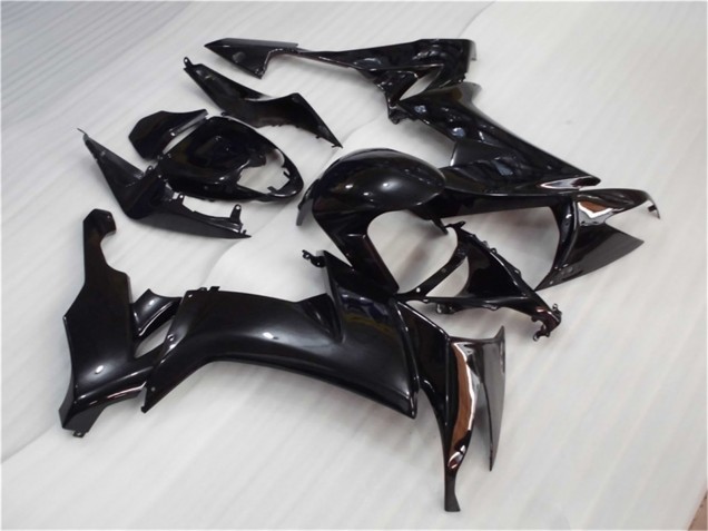 Noir Brillant Carénages Moto Kawasaki ZX10R 2008-2010